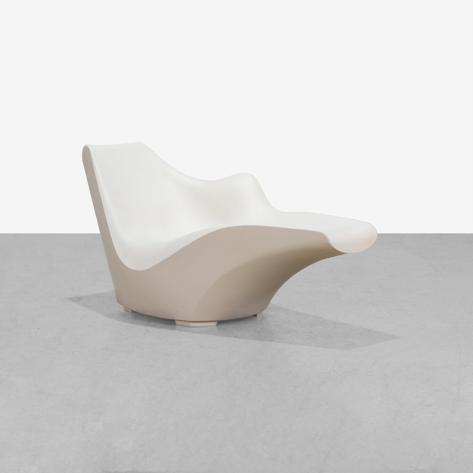 Tokujin Yoshioka - Tokyo Pop Lounge: A vintage 'Tokyo Pop' chaise lounge by Tokujin Yoshioka for Driade in molded plastic. Label on bottom. 31 x 64 x 29. Measurements are in inches. (Height x Width x Depth)