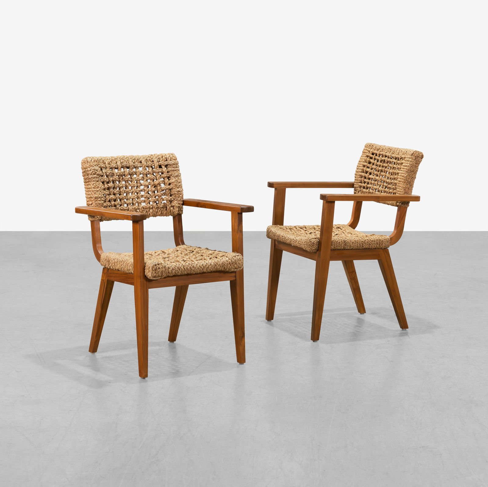 Audoux & Minet (Attr.) - Rope Chairs (1 of 5)