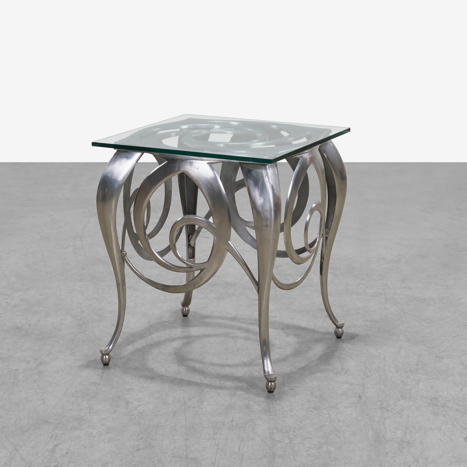 Arthur Court (Attr.) - Aluminum Table (1 of 10)