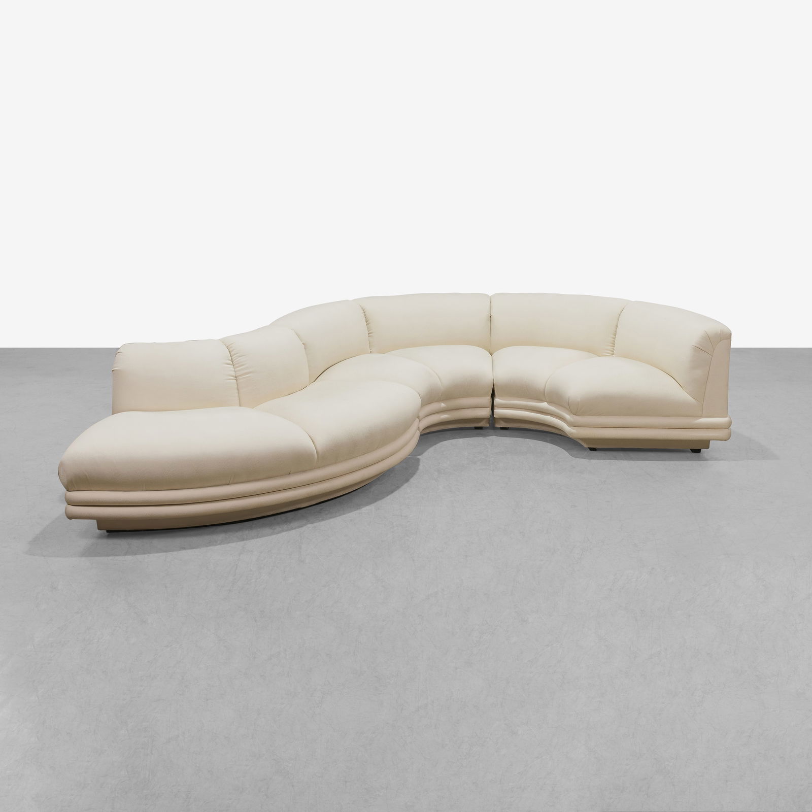 Serpentine Sectional Sofa (1 of 7)
