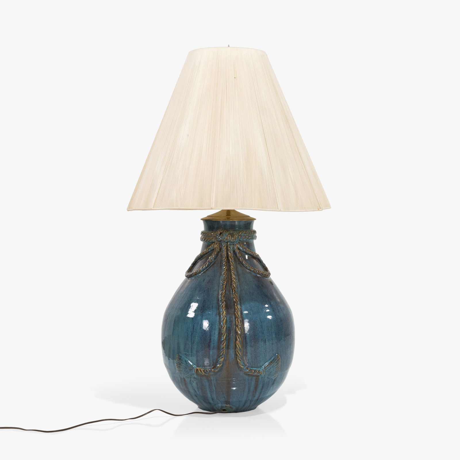 Large Pottery Lamp (1 of 5)