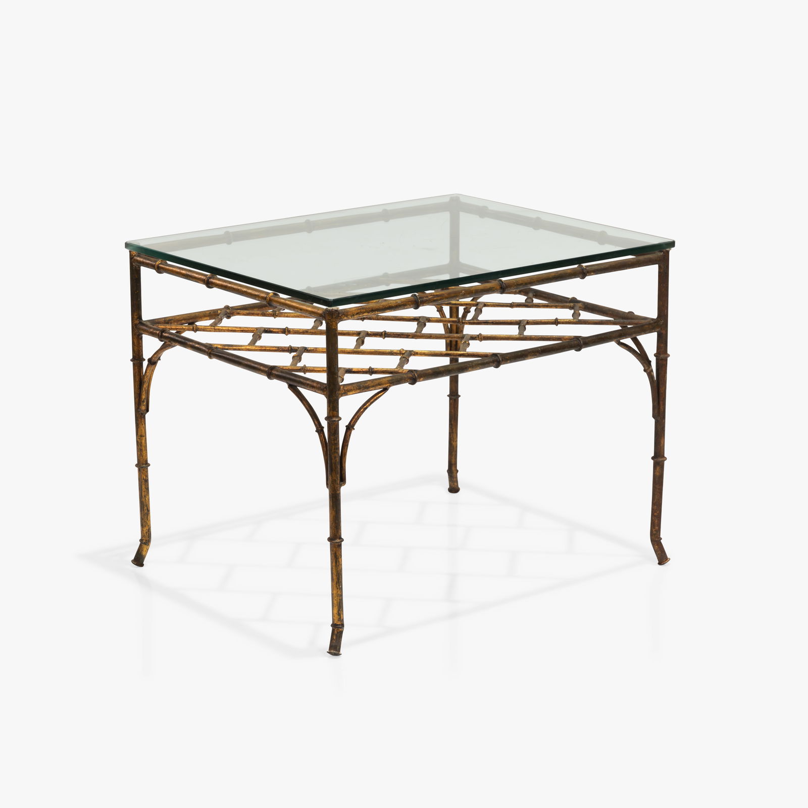 Faux Bamboo End Table (1 of 5)