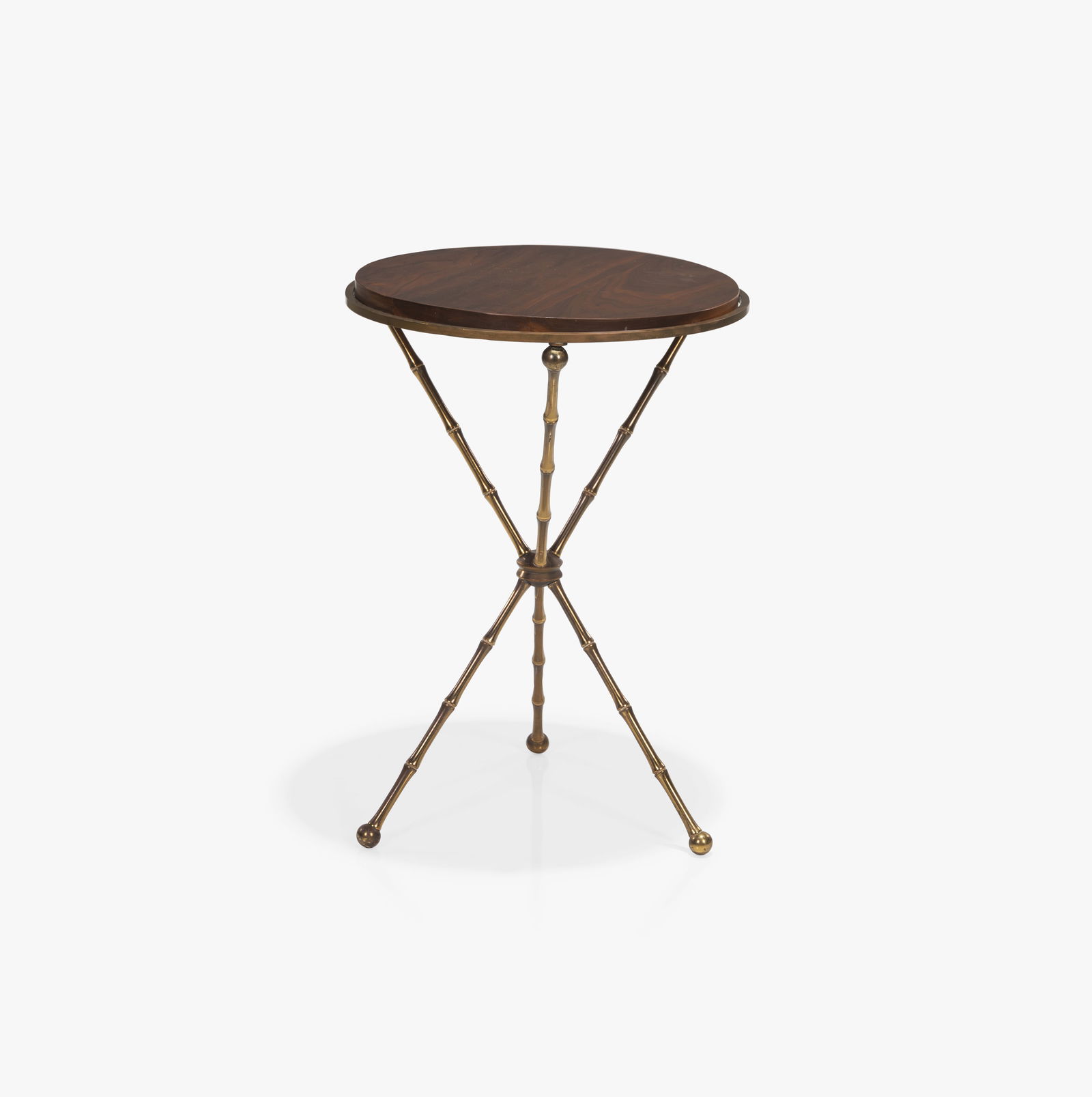 Faux Bamboo Brass Table (1 of 6)
