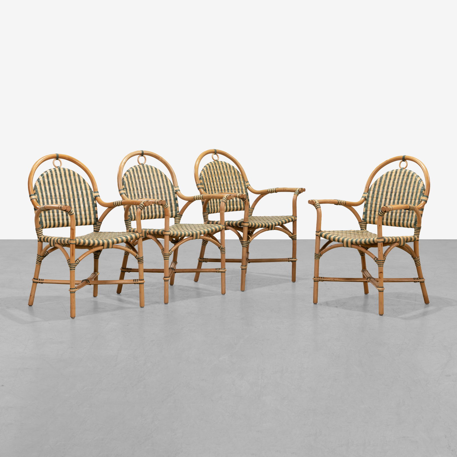 French Style Rattan Cafe Chairs (1 of 7)