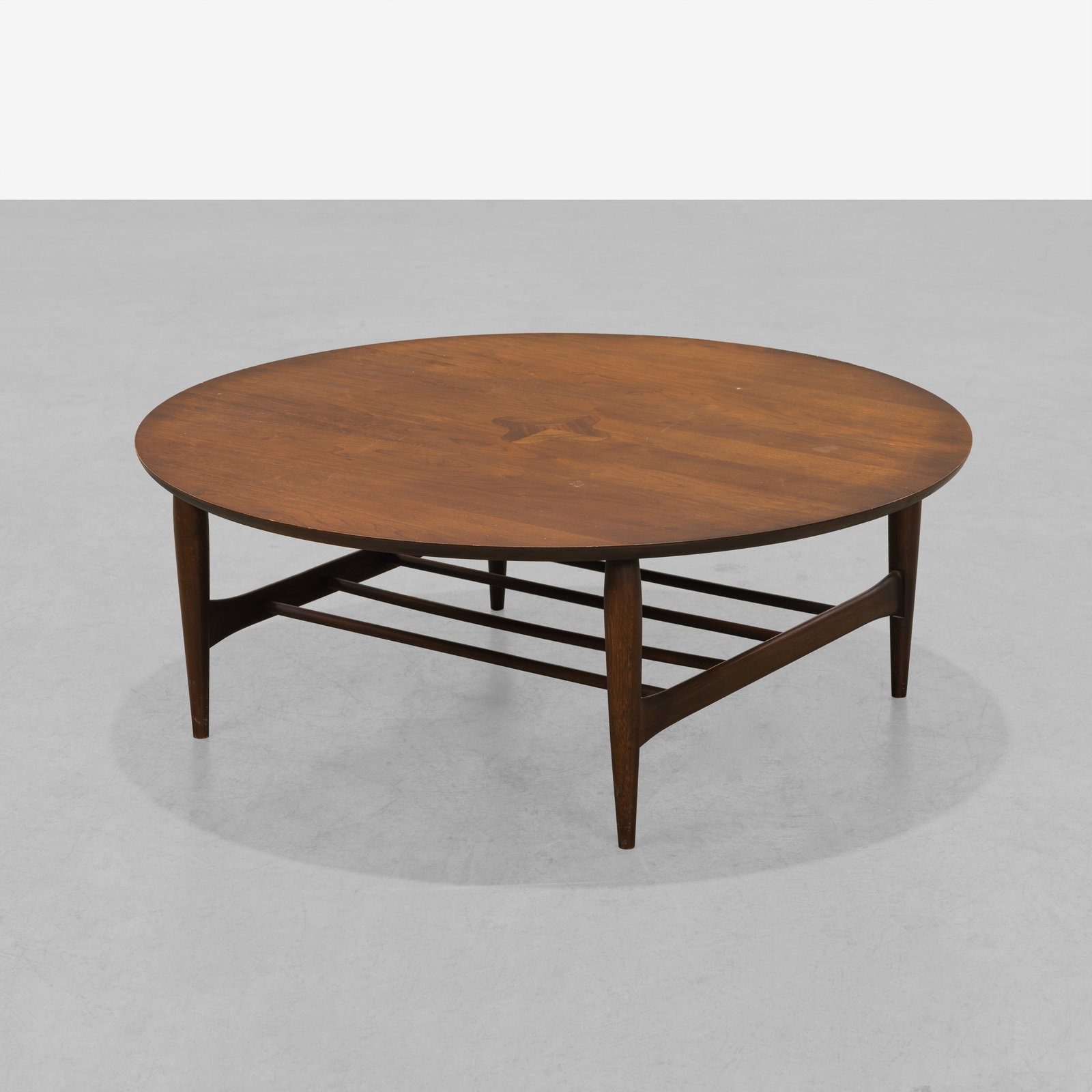 Inlaid Walnut Coffee Table (1 of 4)