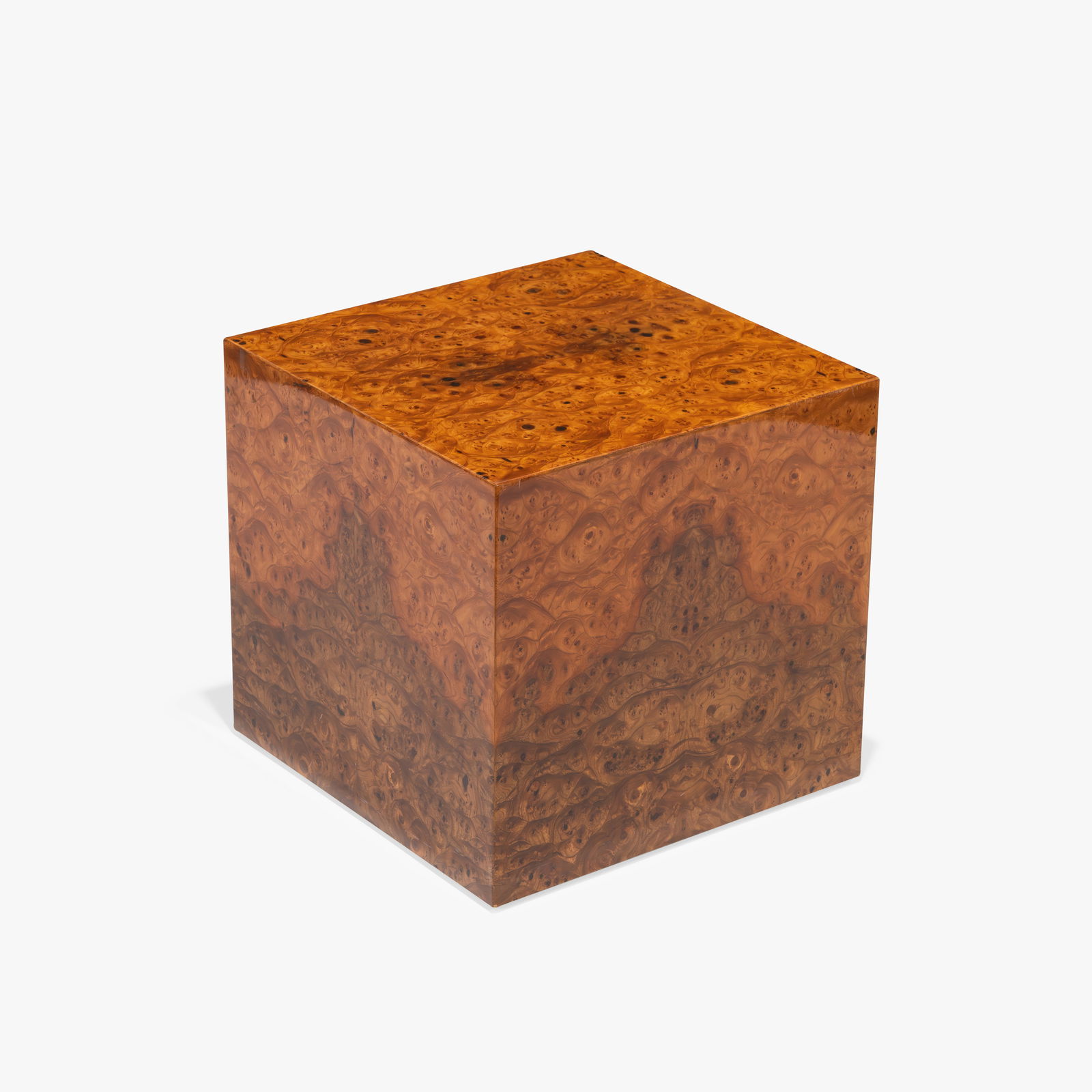 Edward Axel Roffman - Burl Cube Table (1 of 4)