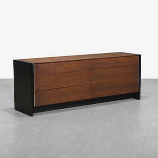 Robert Baron - Dresser: A six drawer dresser by Robert Baron for Glenn of California. 28.5 x 77.5 x 20. All measurements are in inches. (Height x Width x Depth).