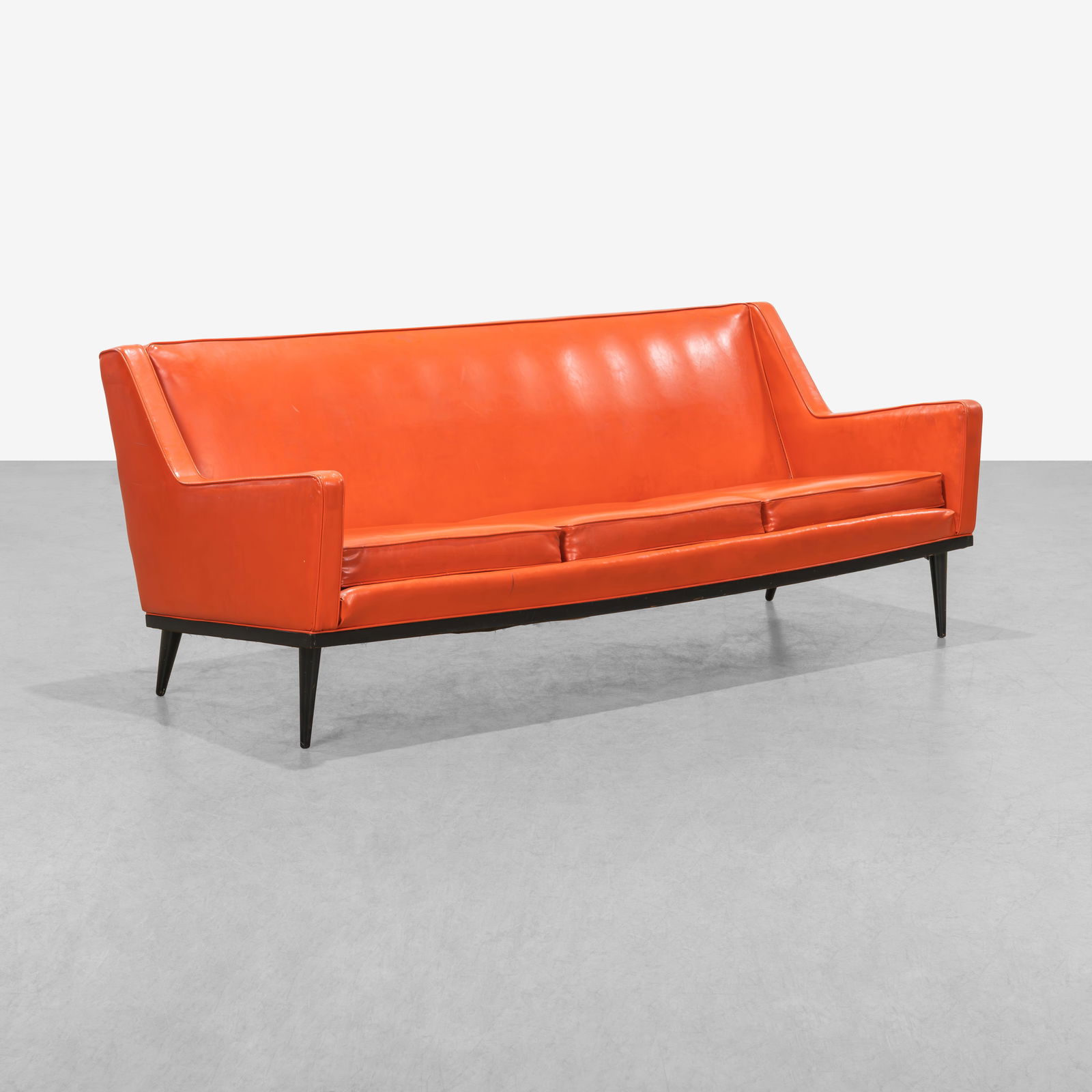 Milo Baughman - Sofa: A vintage sofa by Milo Baughman for Thayer Coggin. 27.5 x 70 x 30. All measurements are in inches. (Height x Width x Depth).