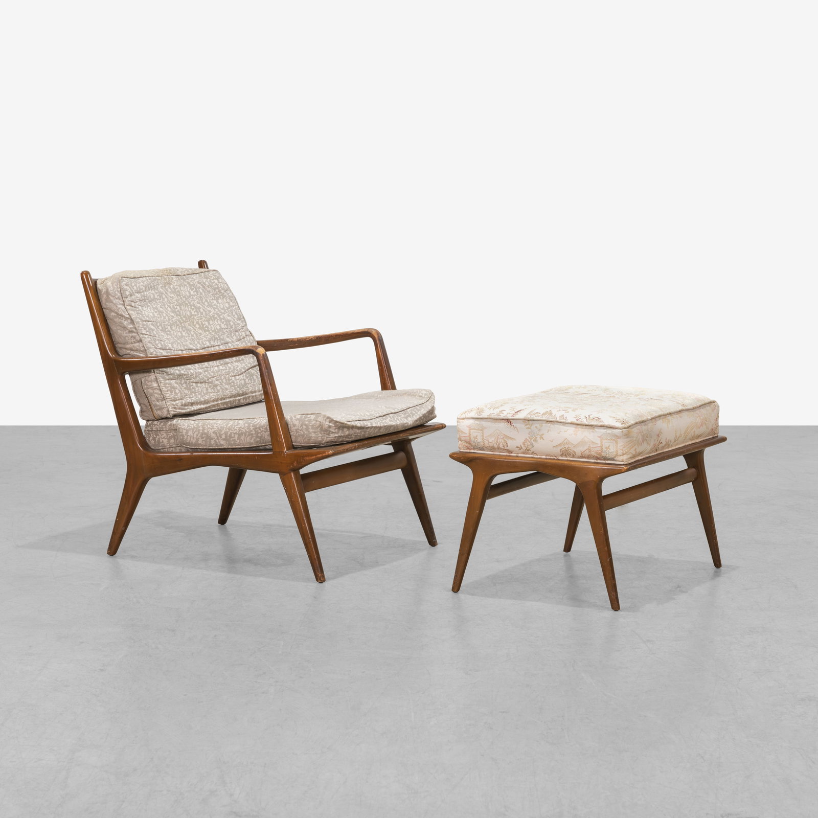 Carlo De Carli - Chair & Ottoman (1 of 7)
