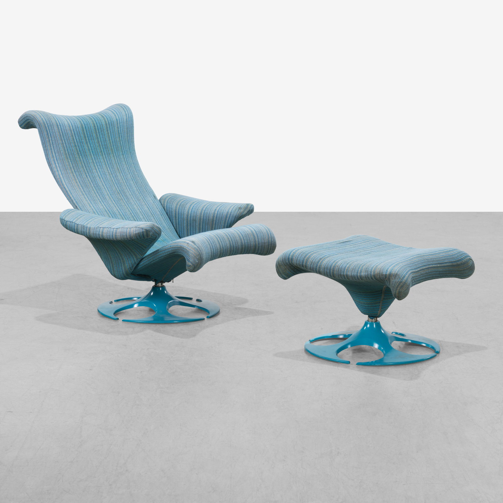 Space Age Chair & Ottoman (1 of 10)