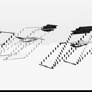 Mario Botta - Seconda Chairs: A pair of 'Seconda' armchairs by Mario Botta for Alias.