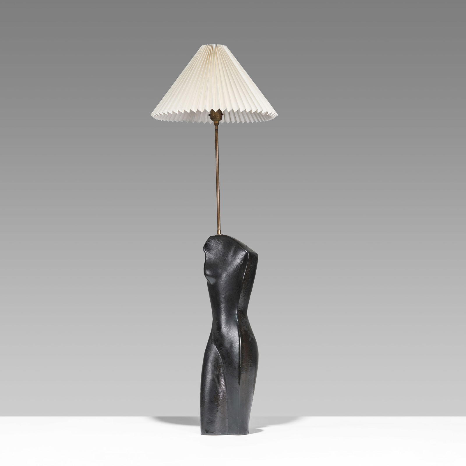 Figural Pottery Lamp (1 of 11)