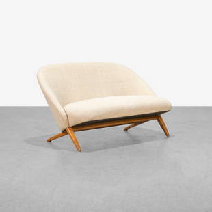 Theo Ruth - Loveseat: A vintage 'Congo' loveseat by Theo Ruth.