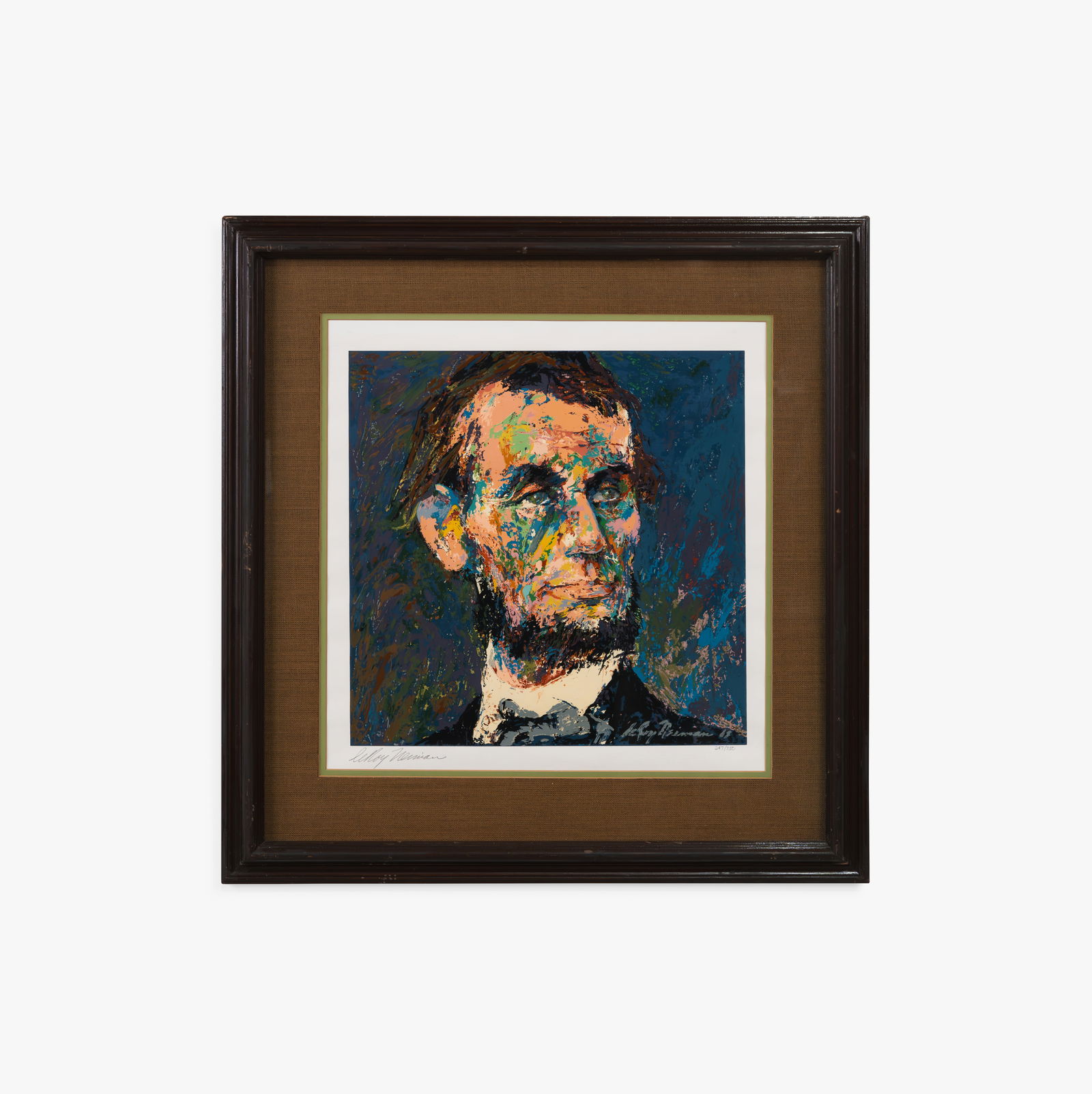 Leroy Niermann - Abraham Lincoln Serigraph (1 of 7)