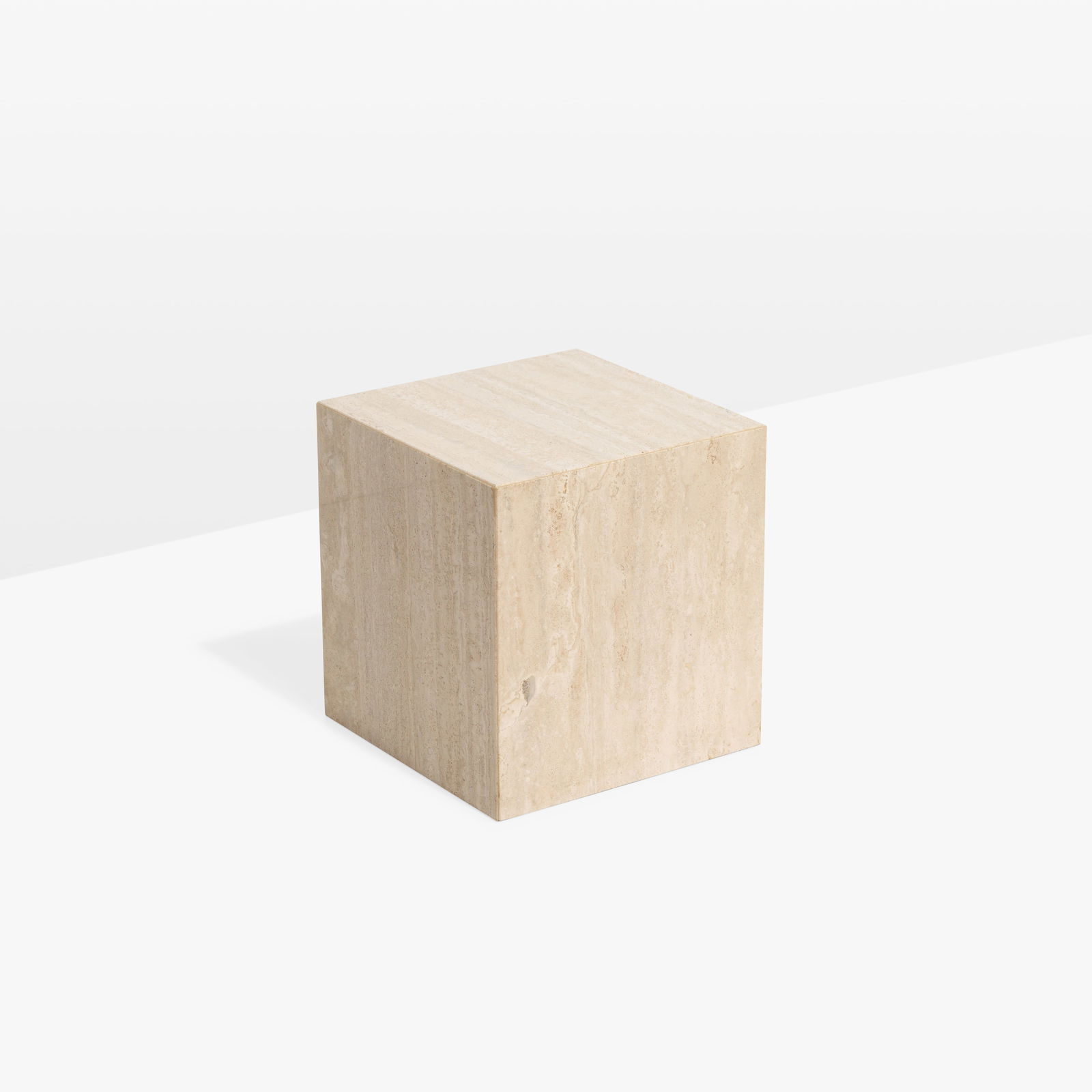 Travertine Cube Table (1 of 2)