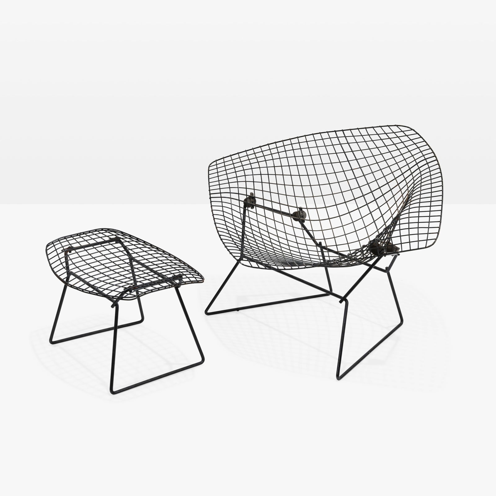 Harry Bertoia - Diamond Chair & Ottoman (1 of 6)