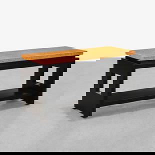 Paul Frankl - Console Table: A cork top console table by Paul Frankl for Johnson Furniture Company.