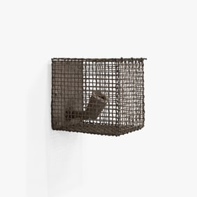 Industrial Caged Sconce