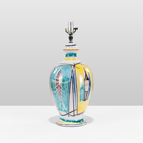 Italian Pottery Lamp