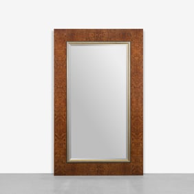 Monumental Custom Burl Mirror