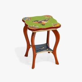 Joe Norris - Painted Bird Table