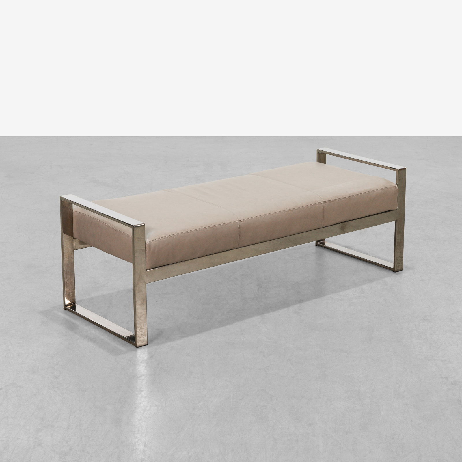Chrome & Leather Bench (1 of 5)
