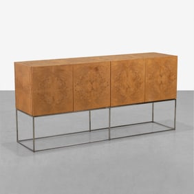 Milo Baughman - Burl Credenza