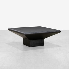 Karl Springer (After) - Linen Wrapped Coffee Table