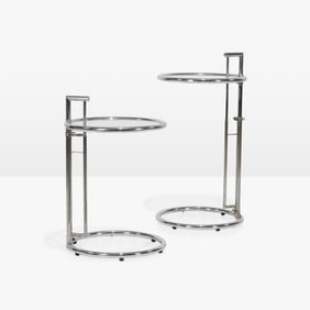Eileen Gray Style - Chrome Tables