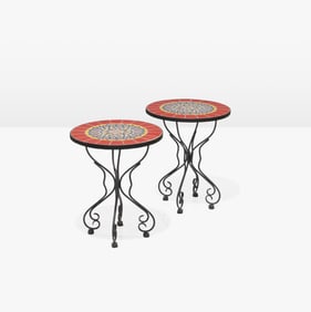 Tile Top Plant Stands