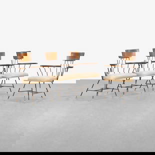 Richard McCarthy - Dining Chairs: A group of four dining chairs by Richard McCarthy for Selrite. All measurements are in inches. Height x Width x Depth