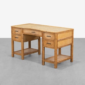 Rattan Desk