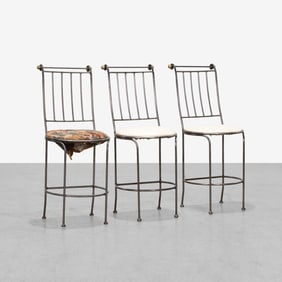 Steel & Brass Stools