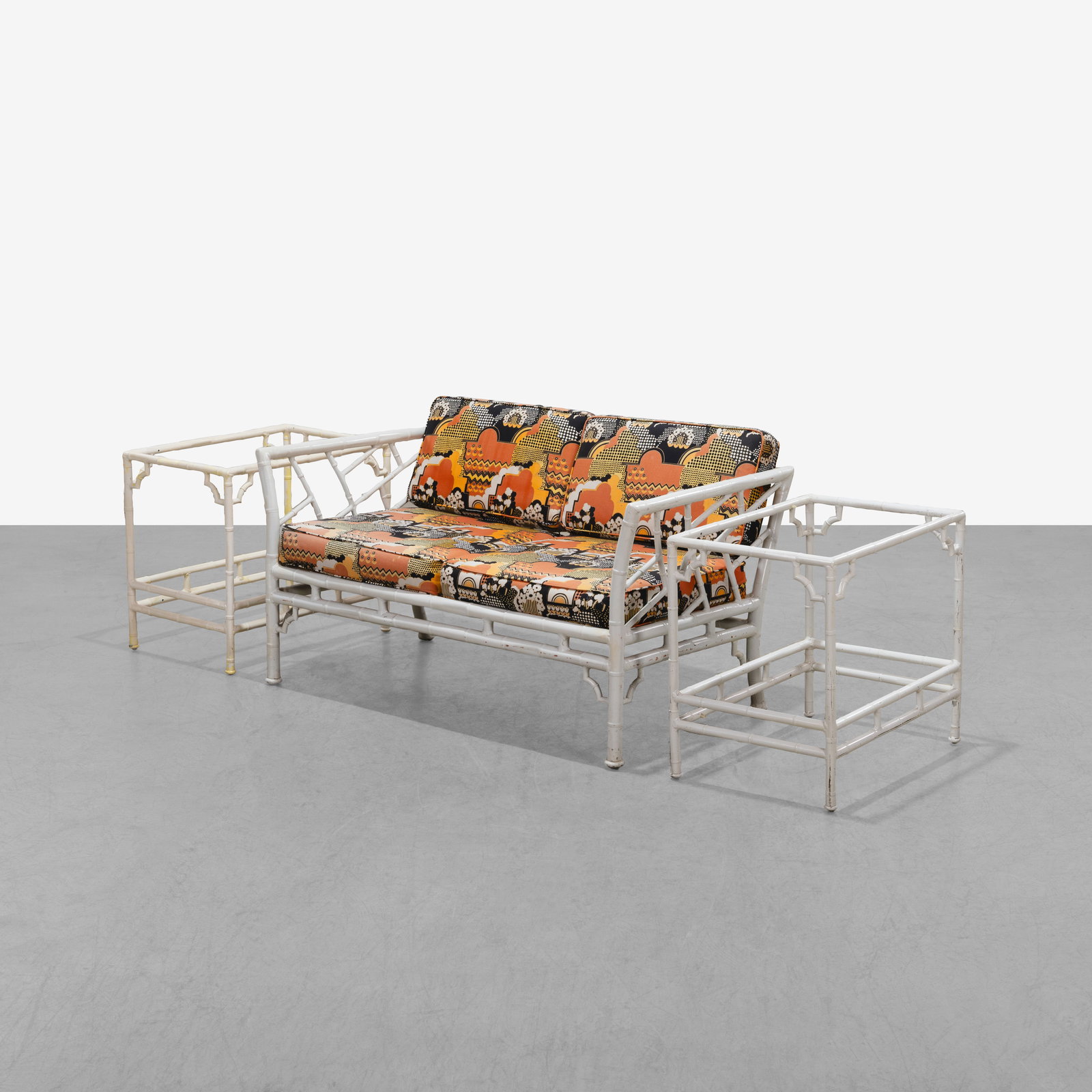 Meadowcraft - Aluminum Settee & Tables (1 of 7)