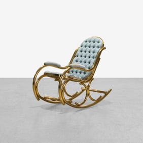 Brass Rocking Chair