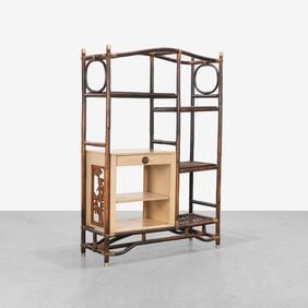 Rattan Etagere