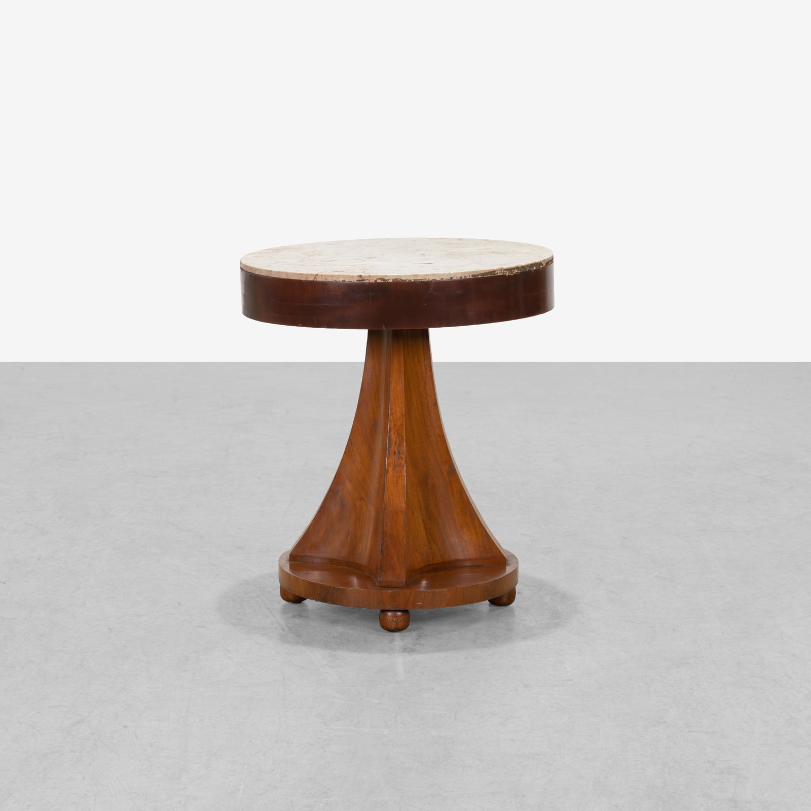 Marble & Mahogany Center Table (1 of 9)
