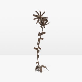 Steel Flower Sculpture