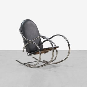 Chrome Rocking Chair
