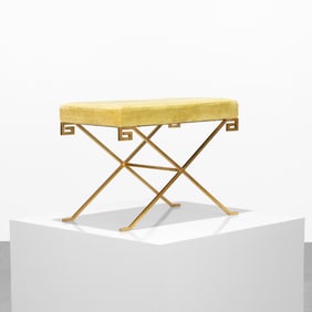 Jean-Michel Frank (After) - Gilt Metal Bench