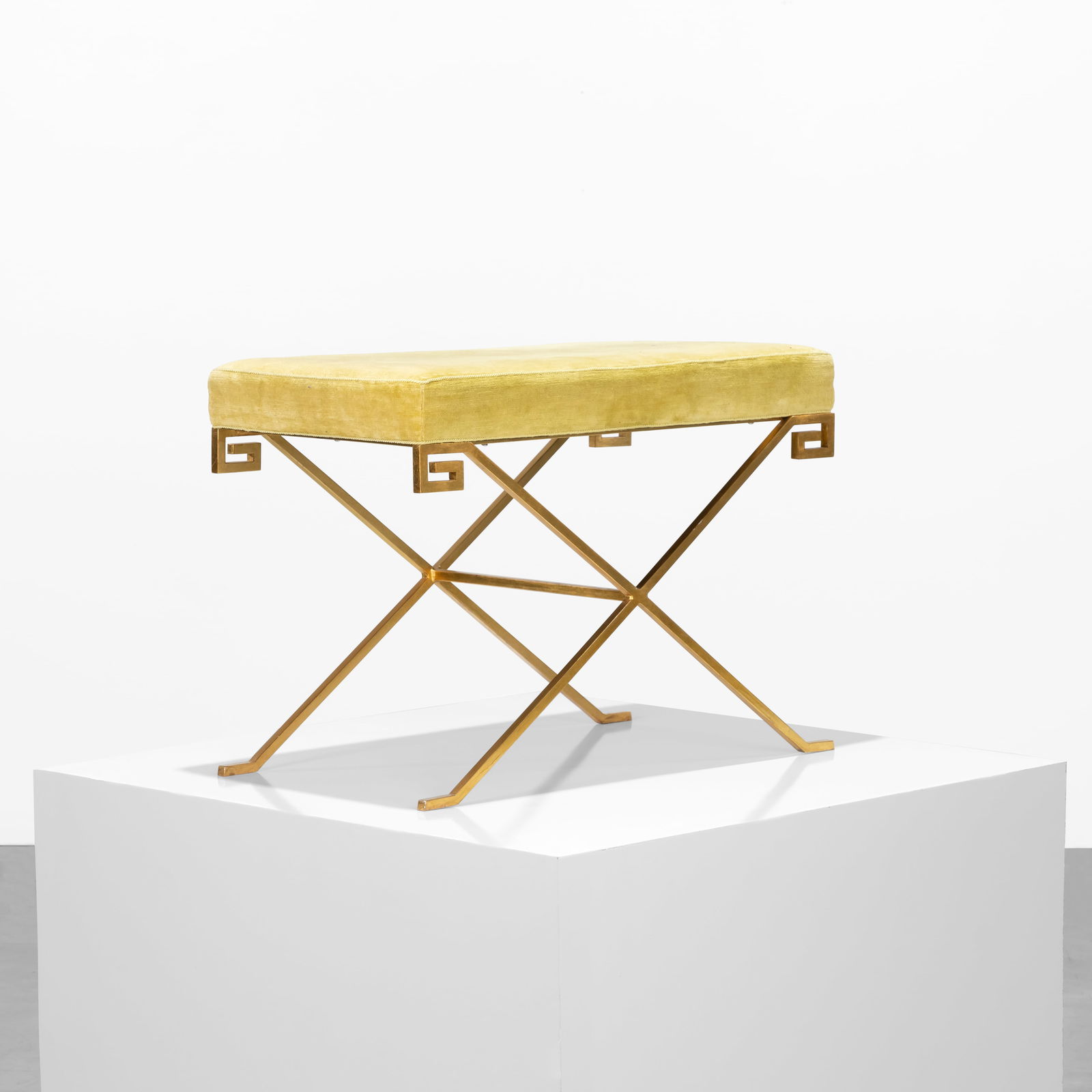 Jean-Michel Frank (After) - Gilt Metal Bench (1 of 6)