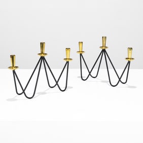 Decorative Brass Candelabras