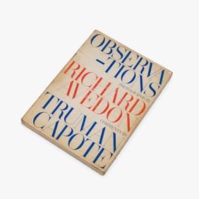 Richard Avedon - Observations Photography Book