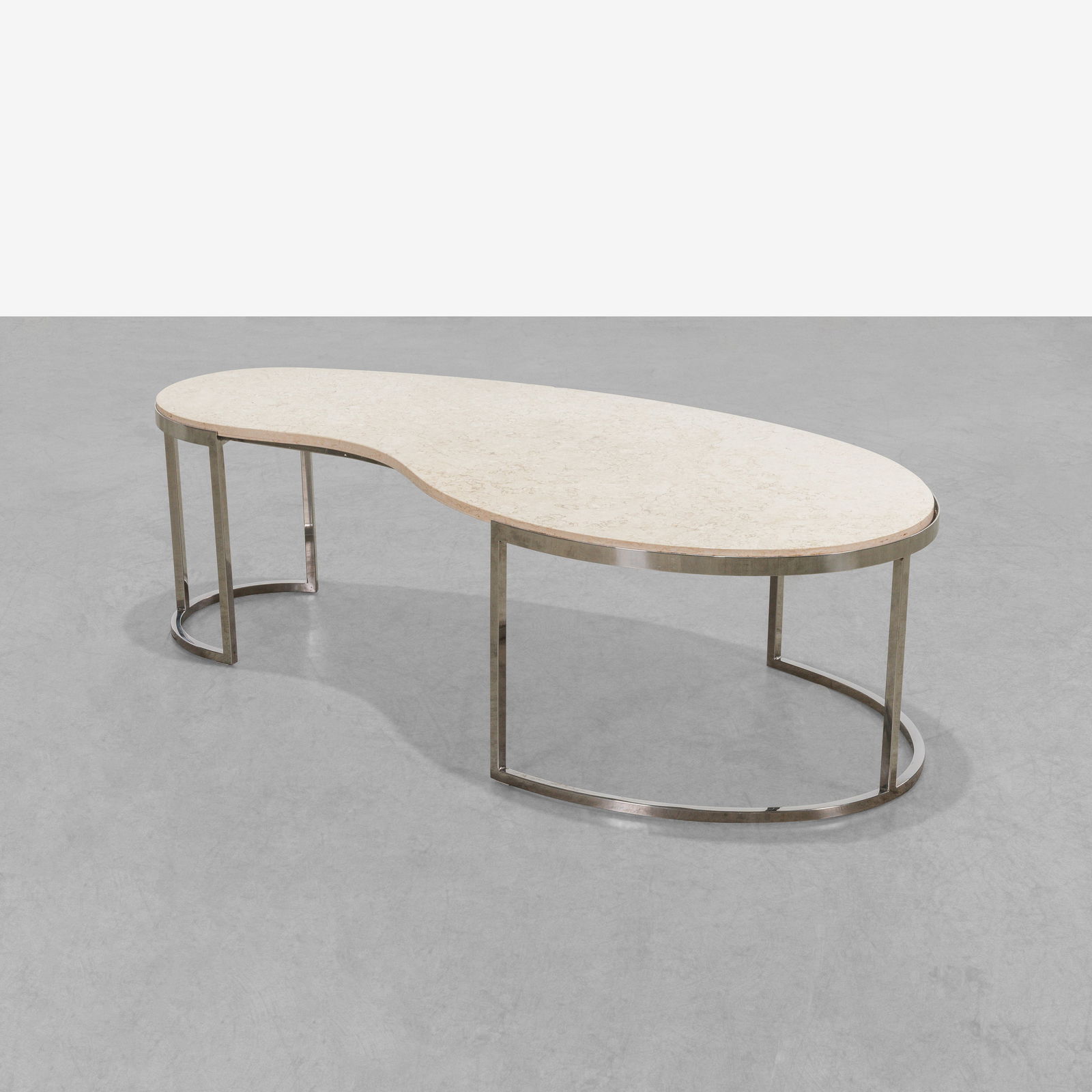 Marble & Chrome Coffee Table (1 of 6)