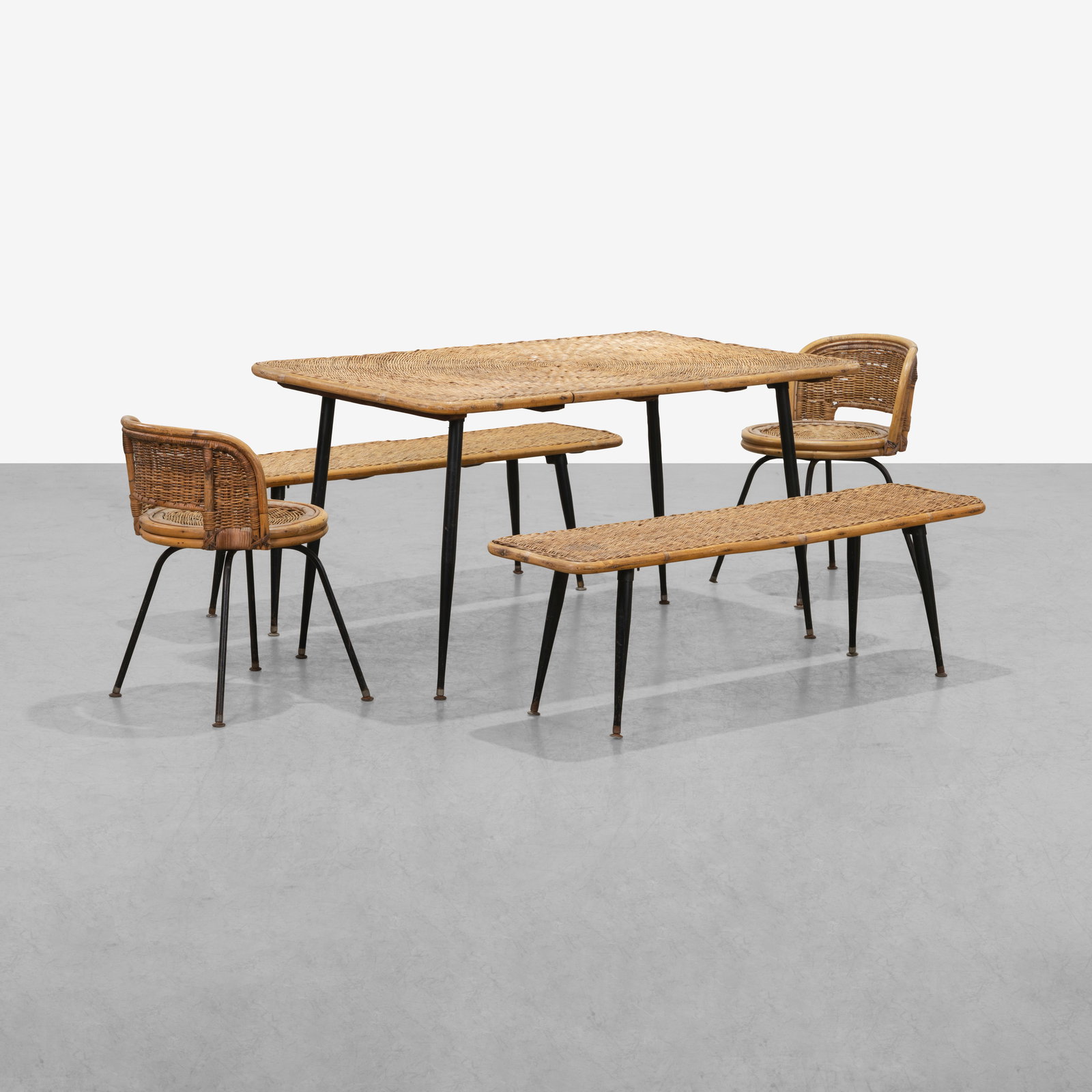 Calif-Asia Wicker Table Set (1 of 9)