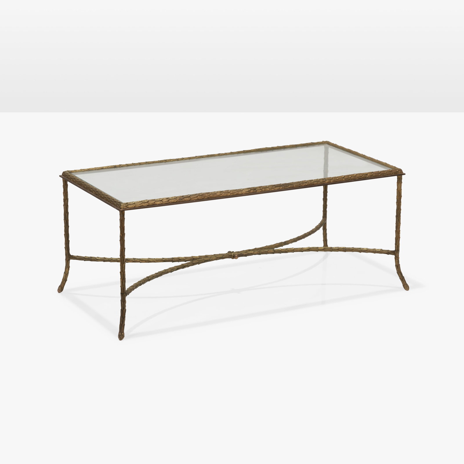 Maison Charles (Attr.) - Gilt Bronze Coffee Table (1 of 8)