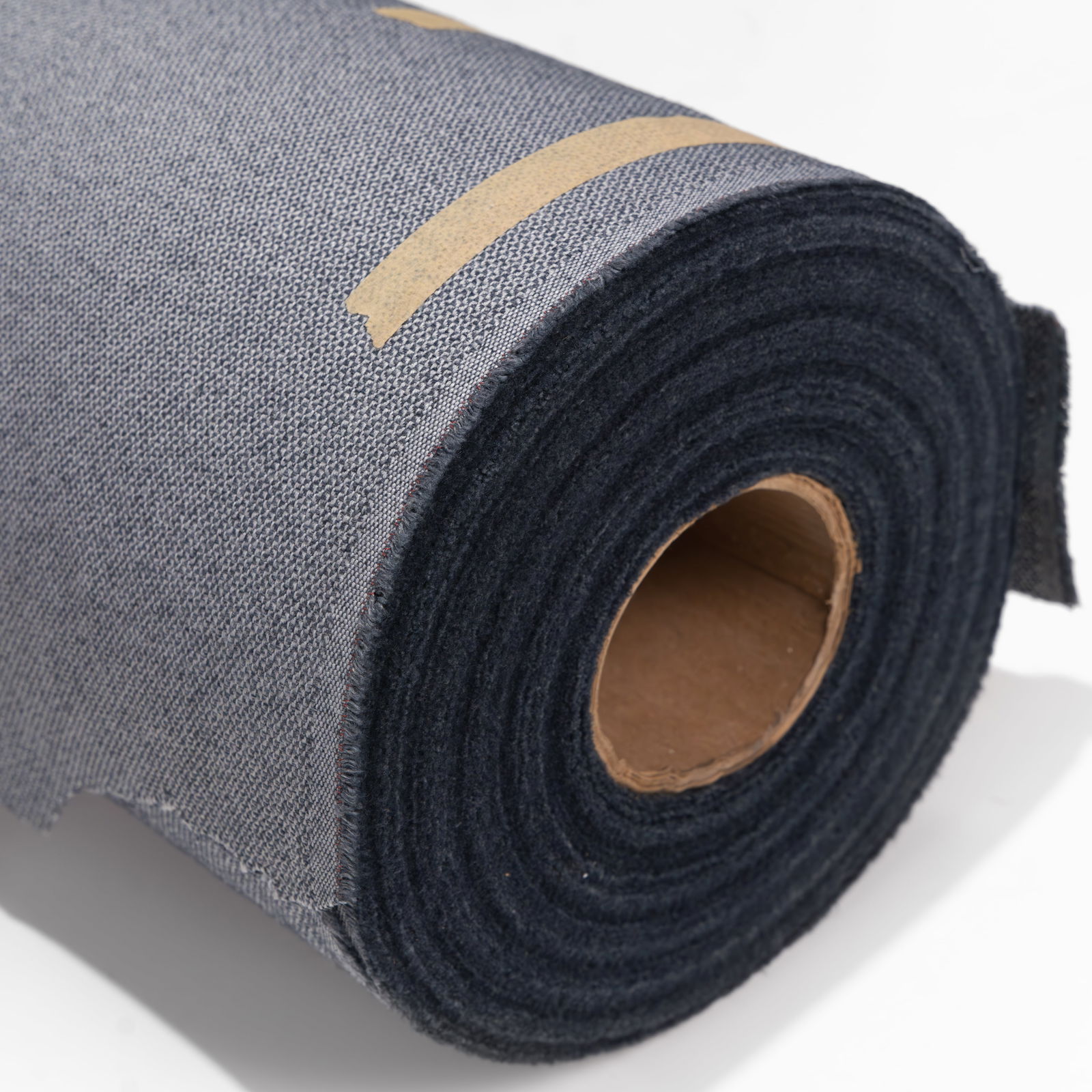 Knoll - Hourglass Iron Upholstery: 48 yards of Knoll 'Hourglass Iron' upholstery fabric. All measurements are in inches. Height x Width x Depth