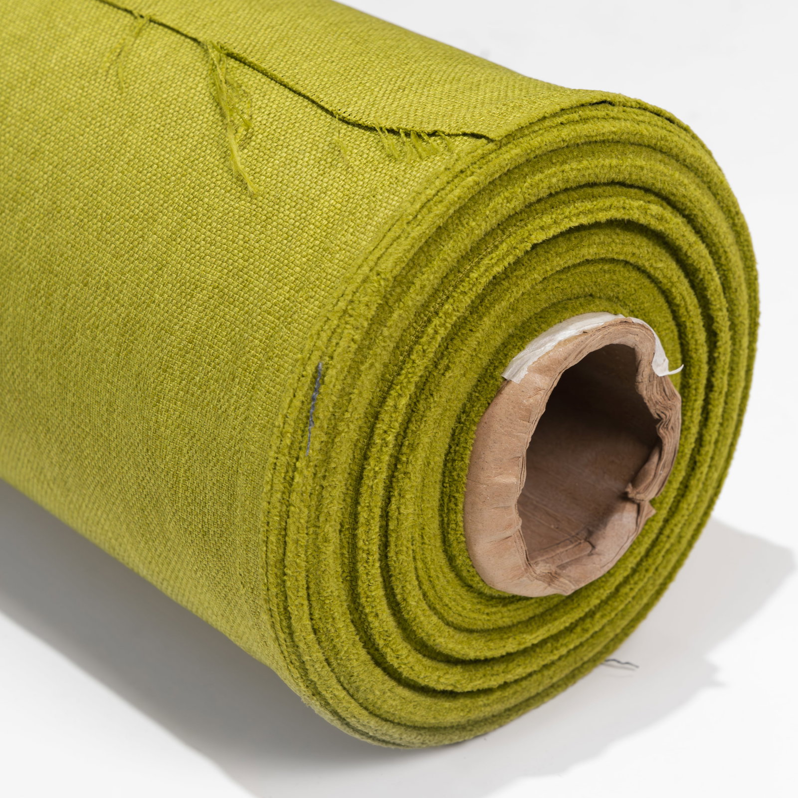 Knoll - Delite Green Upholstery: 46 yards of Knoll 'Delite Green' upholstery fabric. All measurements are in inches. Height x Width x Depth