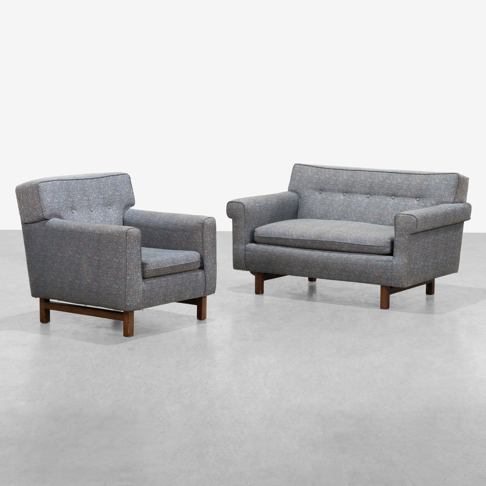 Edward Wormley (Attr.) Chair & Loveseat (1 of 7)