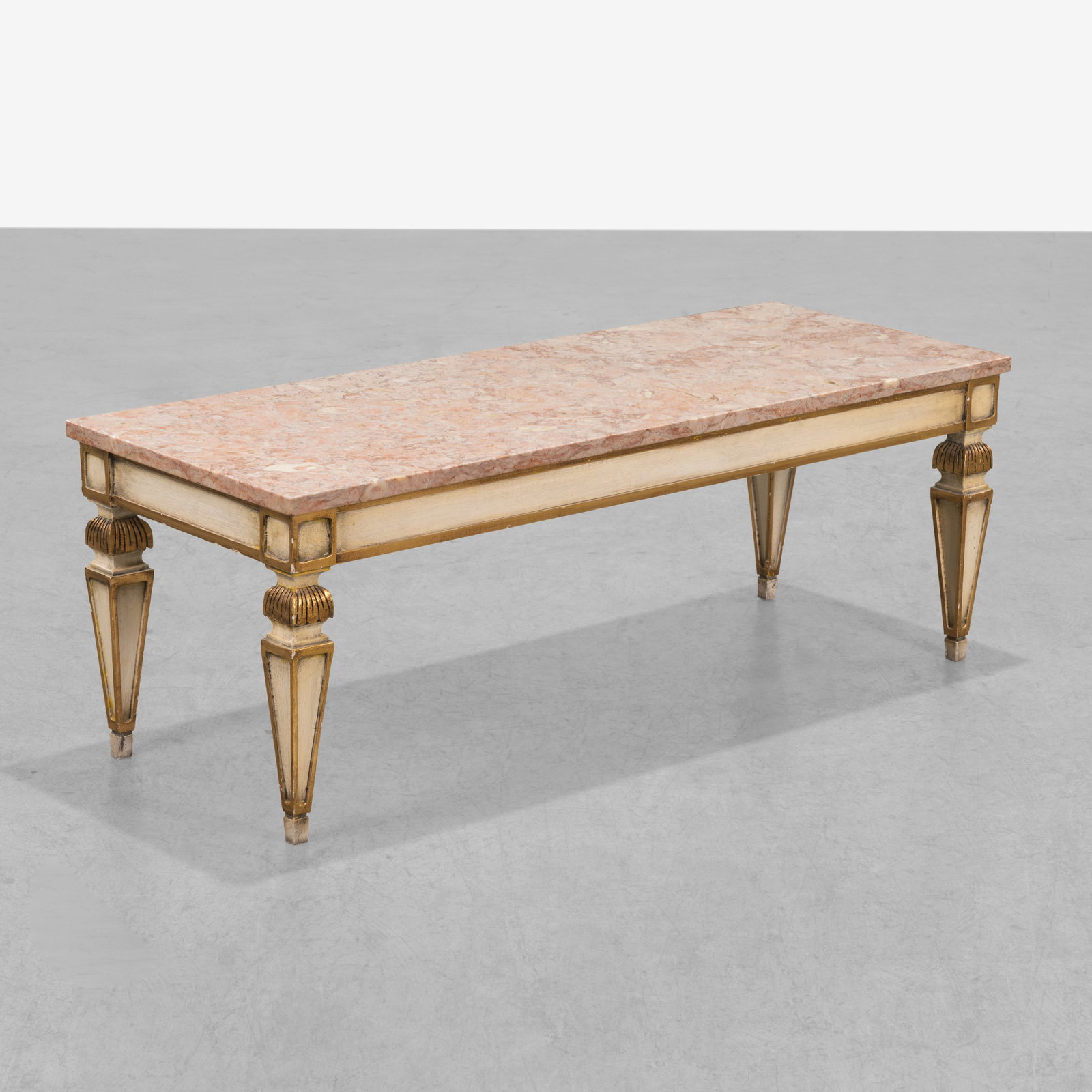 French Marble Top Coffee Table (1 of 6)